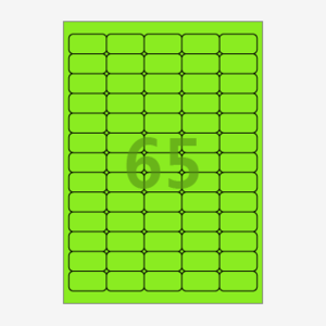 38.1 x 21.07 (mm) CL551TG 초록색 모조지