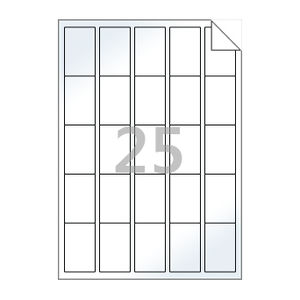 35 x 55 (mm) RV255LG 흰색 광택 아트 시치미