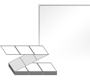 90 x 116 (mm) ZL90116LG 흰색 아트 광택지 [1,500라벨/Box]
