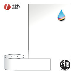 RJ60F30LG (40지관), 흰색 고광택 잉크젯, 60mm x 30M [30M / Roll]
