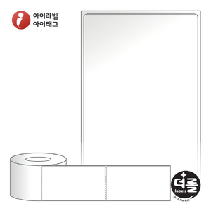 RL80149LG, 흰색(광택) 아트지, 80 x 149 (mm), 지관 : 75mm [1,000라벨/Roll]