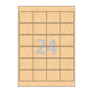 50 x 40 (mm) CL846KR 갈색 크라프트