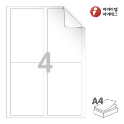 89 x 141.5 (mm) RV422 흰색 모조 시치미