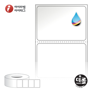 더롤라벨 RK5035LG (75지관), 흰색 고광택 잉크젯, 50 x 35 (mm), 잉크젯 라벨프린터 전용[1,700라벨 / Roll]