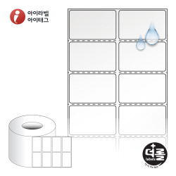 RL050031TPO, 투명(방수) PO, 50 x 31 (mm) , 지관: 75mm - 리본 필요  [8,000라벨/Roll]