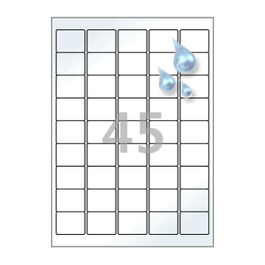 37 x 30.04 (mm) CL559WP 흰색 PET 방수