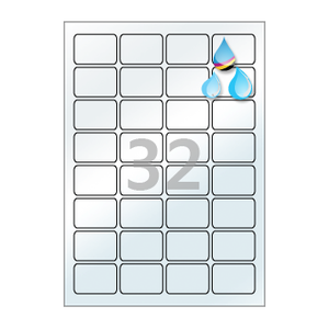 45.9 x 30 (mm) CJ548TU 반투명 방수 잉크젯