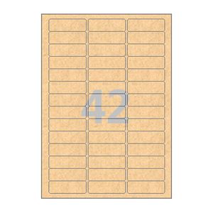 60 x 20 (mm) CL842KR 갈색 크라프트