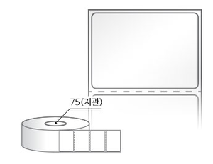 RL5035LG(아트지) 라벨크기: 50 x 35 (mm) , 지관: 75mm [3,000라벨/Roll]
