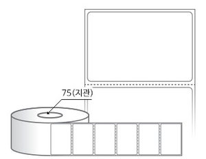 RL6039DT(감열지) 라벨크기: 60 x 39 (mm), 지관: 75mm [3,000라벨/Roll]