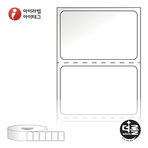 RS3522LG (40지관), 흰색(광택) 아트지, 35 x 22.4 (mm) , 지관: 40mm [3,000라벨/Roll]