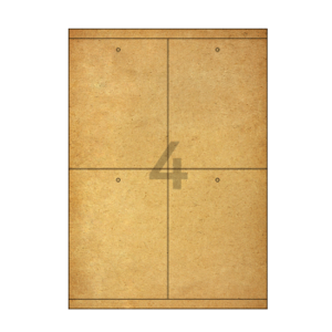 105x140mm TLH0041KR (갈색 크라프트, 레이저/잉크젯 겸용)