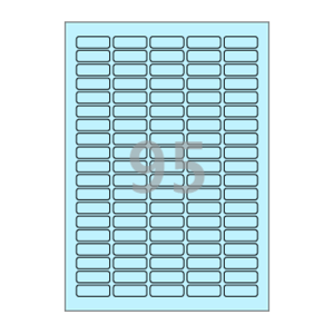 35 x 12 (mm) CL595B 하늘색 모조지