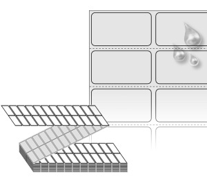 40 x 22 (mm) ZL040022SP 은색(방수) PET [12,000라벨/Box]