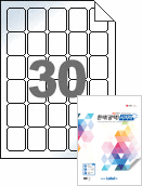 35 x 45 (mm) RV456LG 흰색 광택 아트 시치미