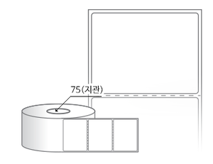 RL7061LG(아트지) 라벨크기: 70 x 61 (mm) , 지관: 75mm [2,000라벨/Roll]