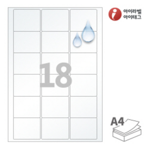 CL818TT, 투명(25μm) 방수 레이저, 60 x 48 (mm)