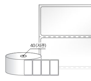 RS6535LG(아트지) 라벨크기: 65 x 35 (mm) , 지관: 40mm [1,500라벨/Roll]