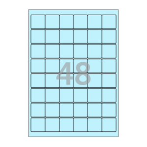 33 x 33 (mm) CL568B 하늘색 모조지