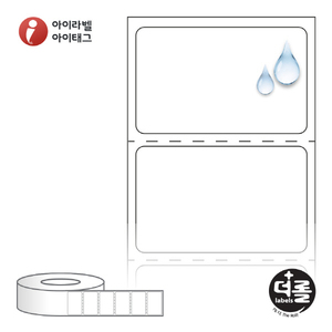 RL4025PPDT (75지관), 흰색(방수) PP 감열지, 40 x 25 (mm) [4,000라벨/Roll]