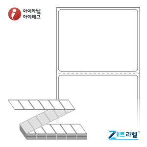 60 x 48 (mm) ZJ6048 흰색 모조(잉크젯 전용) [2,400라벨/Box]