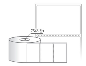 RL9061DT 라벨크기: 90 x 61 (mm) , 지관: 75mm [2,000라벨/Roll]