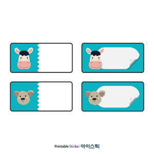STA566D005CJLG, 흰색 고광택 잉크젯, 30 x 14 (mm), 잉크젯 프린터 전용