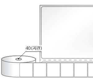 RS6056LG(아트지) 라벨크기: 60 x 56 (mm), 지관: 60mm [1,000라벨/Roll]