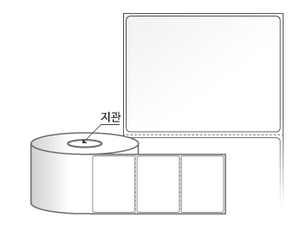 RL8060LG(아트지) 라벨크기: 80 x 60 (mm) , 지관: 75mm [2,000라벨/Roll]