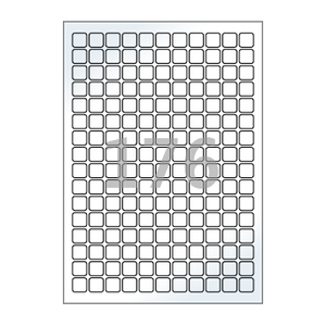 15 x 15 (mm) CL576LG 흰색 광택 아트지
