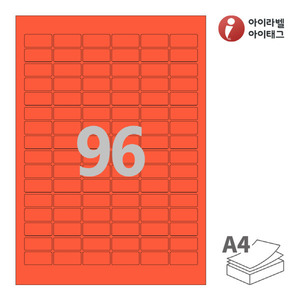 CL566TR, 빨간색 모조, 30 x 14 (mm)