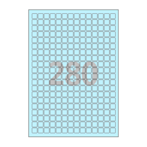 12 x 12 (mm) CL880B 하늘색 모조지