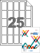 35 x 55 (mm) RV255 흰색 모조 시치미