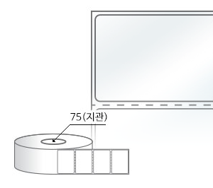 50 x 35 (mm) RL5035LT 투명(방수) PET [3,000라벨/Roll]