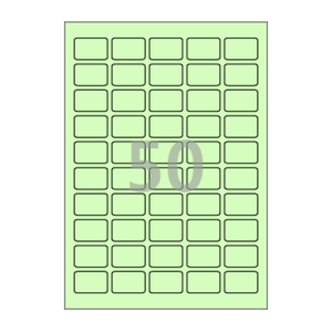 32 x 25.05 (mm) CL550G 연녹색 모조지