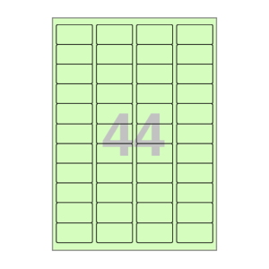 45.9 x 25.44 (mm) CL544G 연녹색 모조지