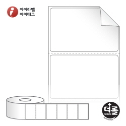 RS6039RVDT (40지관), 흰색 시치미 감열지, 60 x 39 (mm)  [750라벨/Roll]