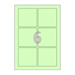 85 x 85 (mm) CL823G 연녹색 모조지