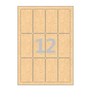 45 x 90 (mm) CL912KR 갈색 크라프트