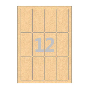 45 x 90 (mm) CL912KR 갈색 크라프트