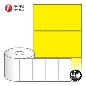 RS11060YDT (40지관), 노란색 감열지, 110 x 60 (mm) [1,000라벨/Roll]