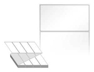 150 x 80 (mm) ZL15080LG 흰색 아트 광택지 [2,000라벨/Box]