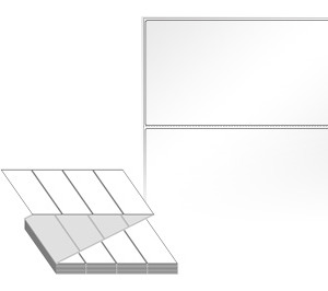 150 x 80 (mm) ZL15080LG 흰색 아트 광택지 [2,000라벨/Box]