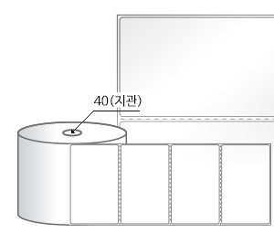 RS10061LG(아트지) 라벨크기: 100 x 61 (mm) , 지관: 40mm [1,000라벨/Roll]