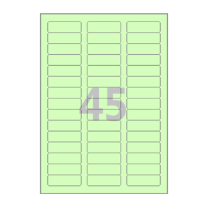 55 x 18 (mm) CL845G 연녹색 모조지