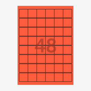 33 x 33 (mm) CL568TR 빨간색 모조지