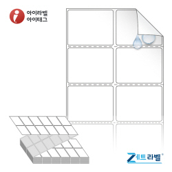 ZL050039RVPP, 흰색(방수) PP 시치미, 50 x 39.3 (mm) [6,000라벨/Box]