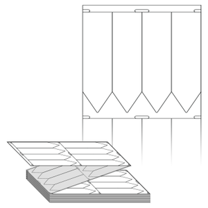 25x120mm TZP025120WP (흰색방수 픽태그) 