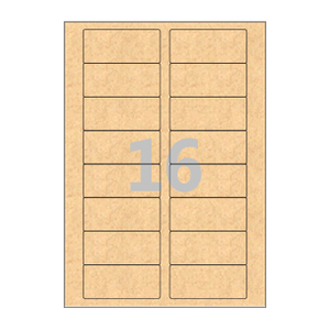 80 x 35 (mm) CL828KR 갈색 크라프트