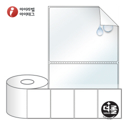 RS10080RVLT (40지관), 투명(방수) 시치미, 100 x 79.55 (mm) [500라벨_리본필요]
